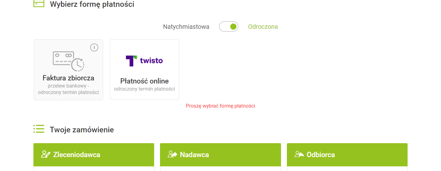 odroczone płatności Twisto